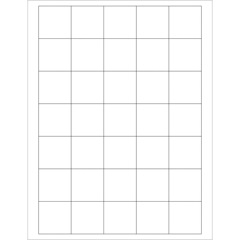 1 12 x 1 12 white removable rectangle laser labels ll272