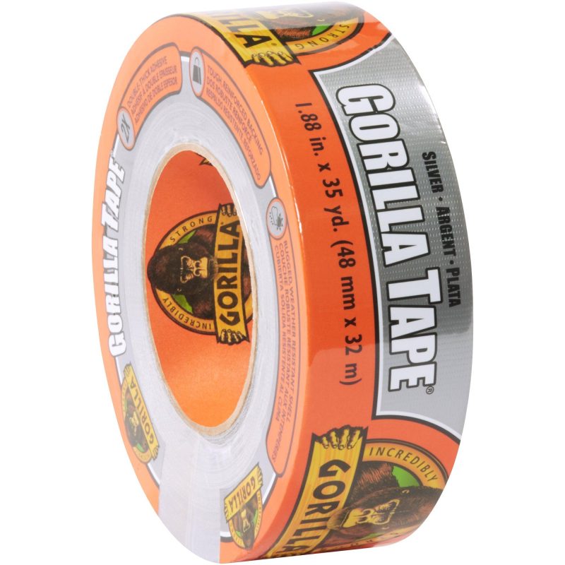 2 x 30 yds silver gorilla r duct tape adhggt240