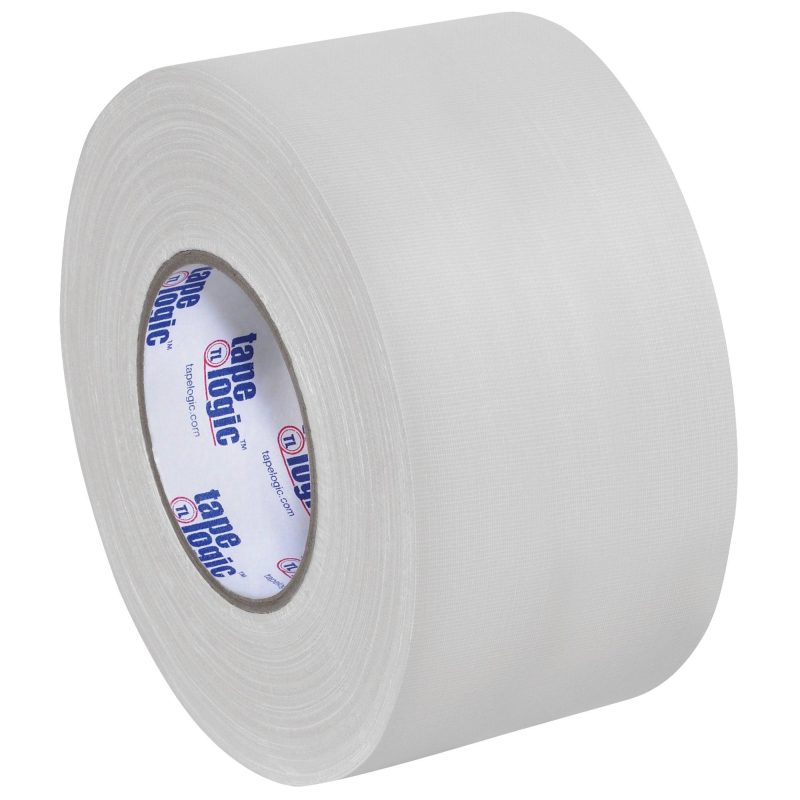 4 x 60 yds white tape logic r 11 mil gaffers tape t98918w