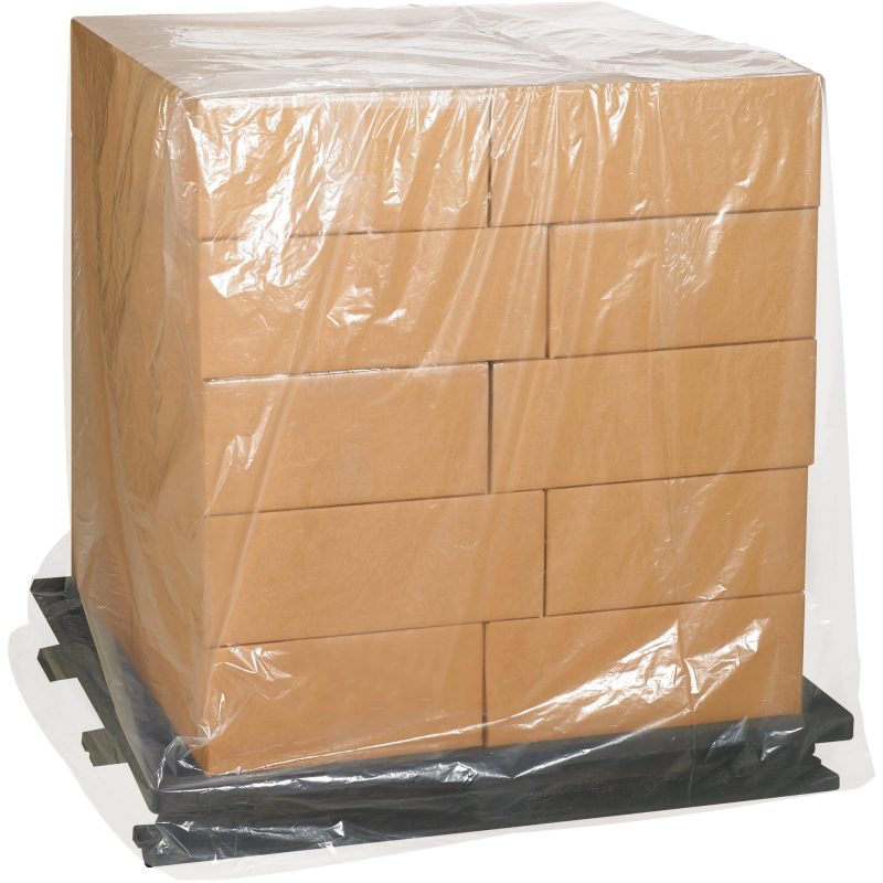 51 x 48 x 75 1 mil clear pallet covers pc506