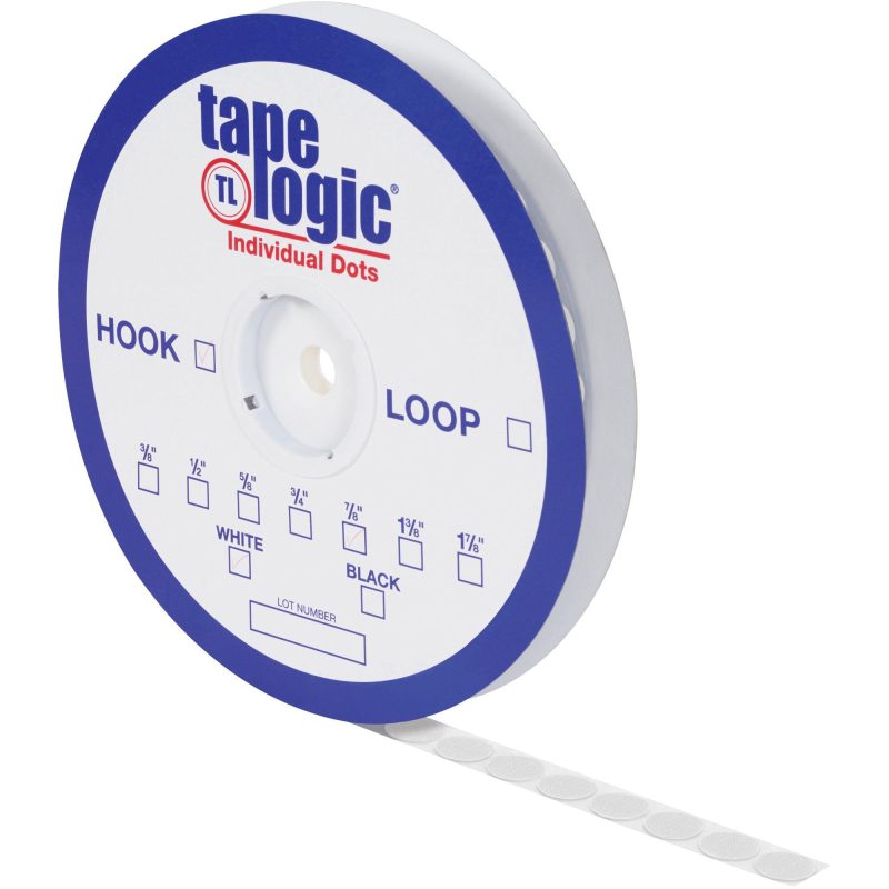 58 white hook tape logic r individual tape dots hlt150