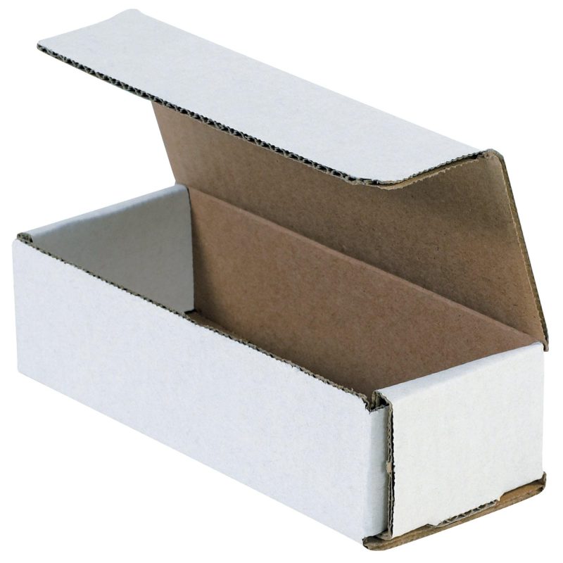 6 12 x 2 12 x 1 34 white corrugated mailers