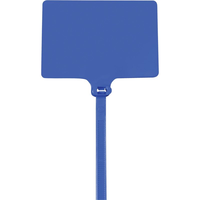 6 120 blue identification cable ties ctid83