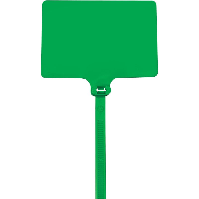 6 120 green identification cable ties ctid81