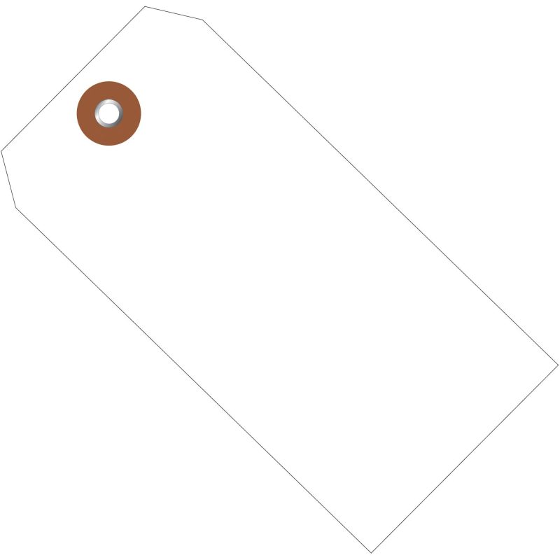 6 14 x 3 18 white plastic shipping tags g26057