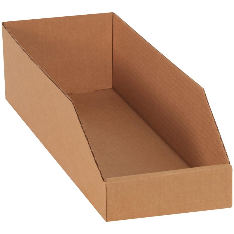 6 x 18 x 4 12 kraft bin boxes binbwz618k