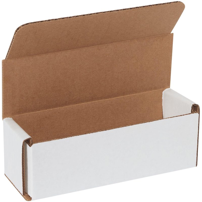 6 x 2 x 2 white corrugated mailers m622