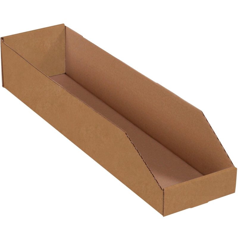 6 x 24 x 4 12 kraft bin boxes binmt624k