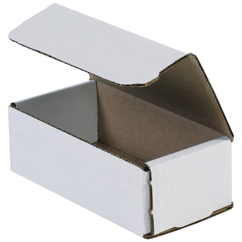 6 x 3 x 2 white corrugated mailers m632