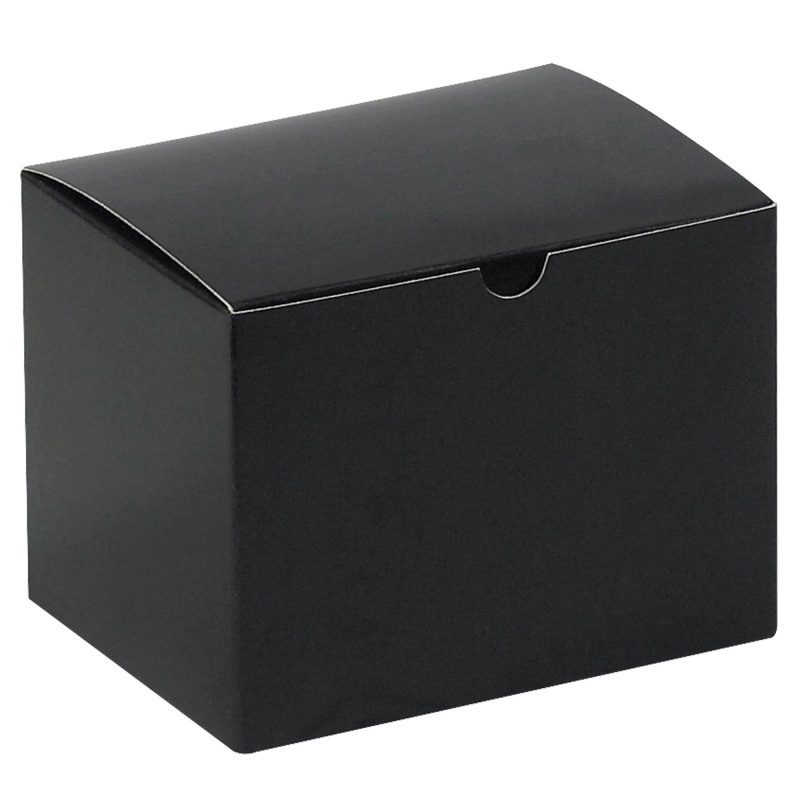 6 x 4 12 x 4 12 black gloss gift boxes gb644bk