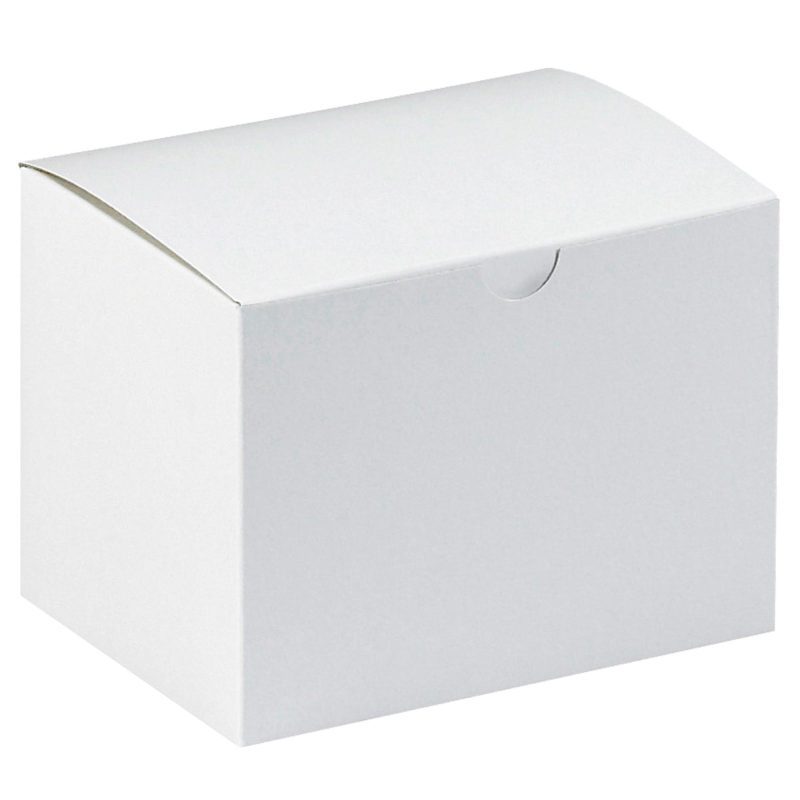 6 x 4 12 x 4 12 white gift boxes gb644