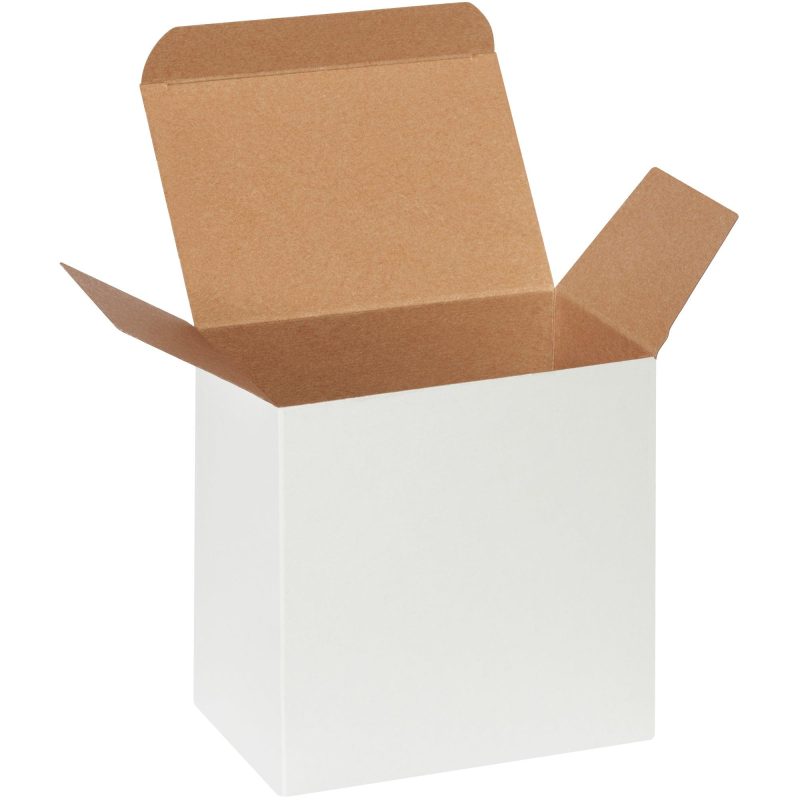 6 x 4 x 6 white reverse tuck folding cartons rtd8w