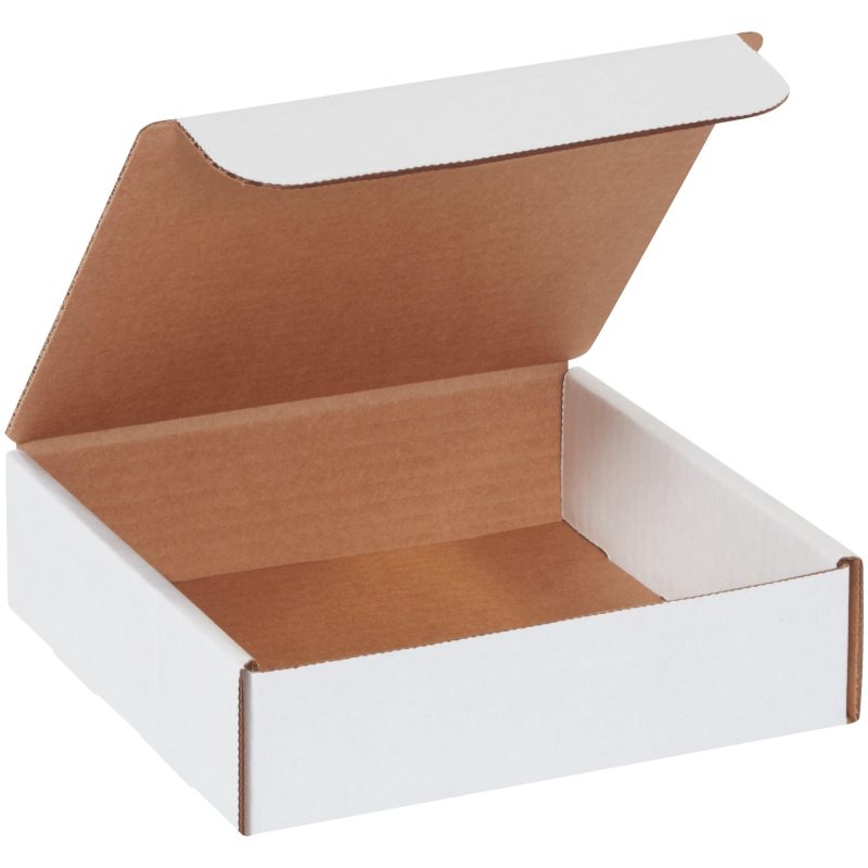 6 x 6 x 2 white literature mailer ml662