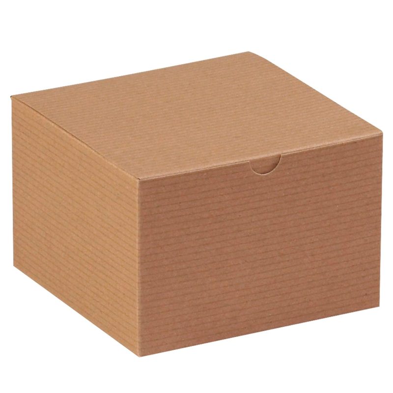 6 x 6 x 4 kraft gift boxes gb664k