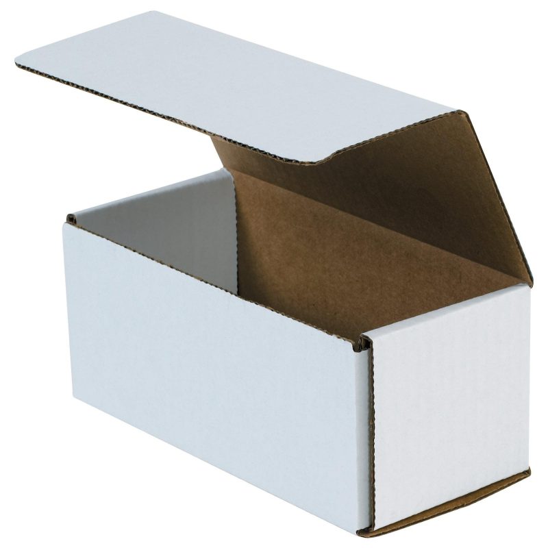 7 12 x 3 12 x 3 14 white corrugated mailers mibm5c