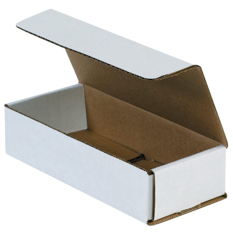 7 12 x 3 14 x 1 34 white corrugated mailers mibm250