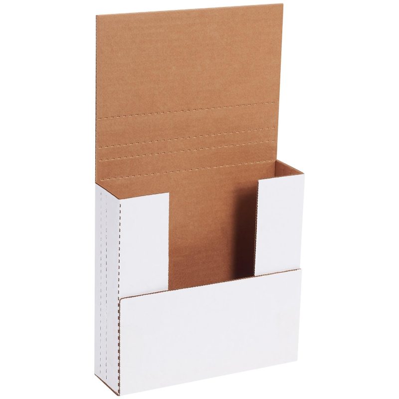 7 12 x 7 12 x 2 white easy fold mailers m772bf