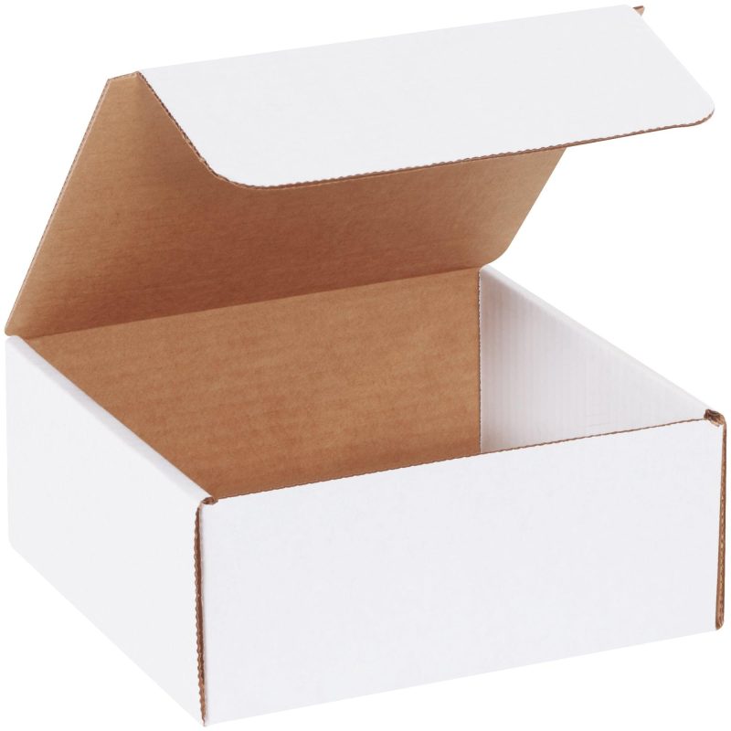 7 12 x 7 x 3 14 white literature mailers mibm1m