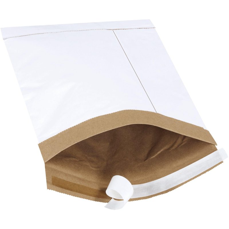 7 14 x 12 white 1 self seal padded mailers b804wss