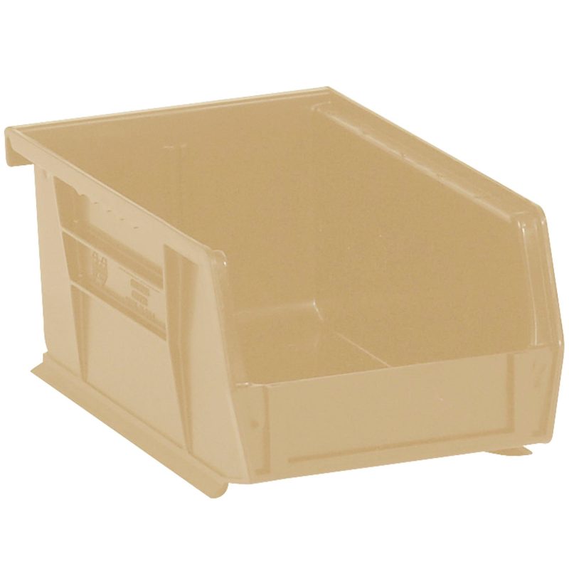 7 38 x 4 18 x 3 ivory plastic stack and hang bin boxes binp0743v