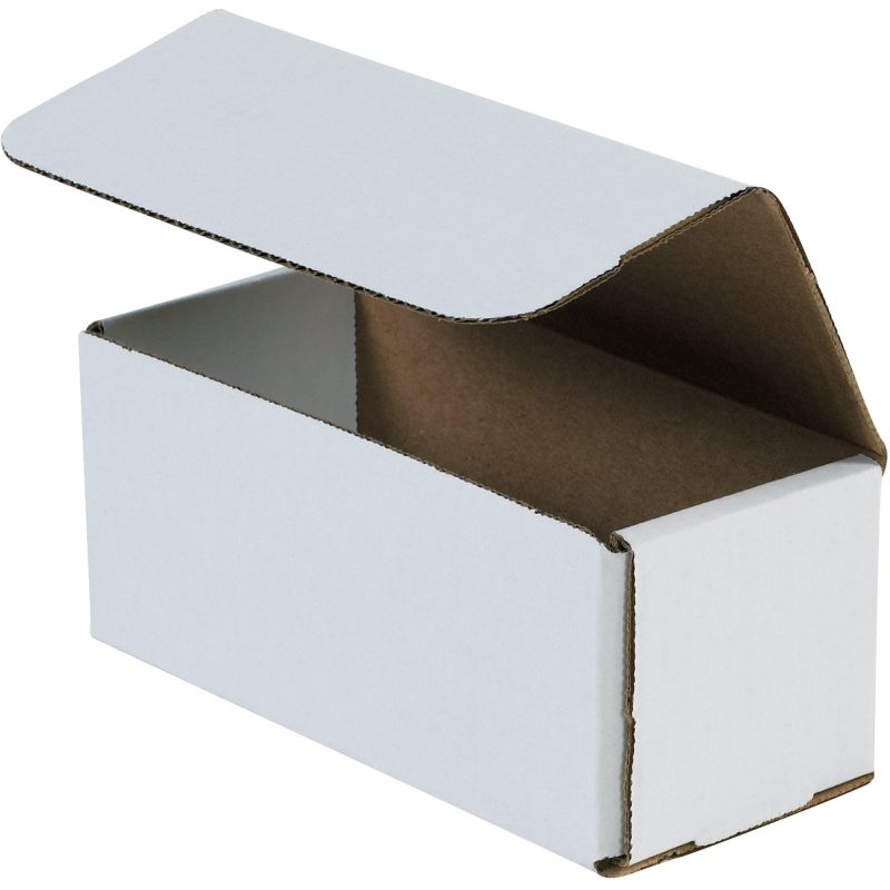 7 x 3 x 3 white corrugated mailers m733