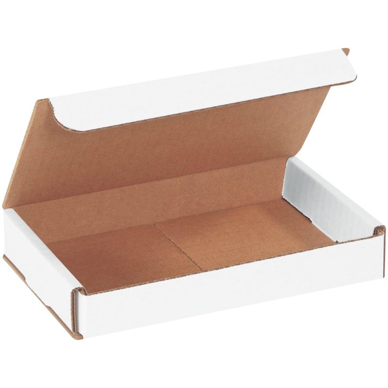 7 x 5 x 1 white corrugated mailers m751