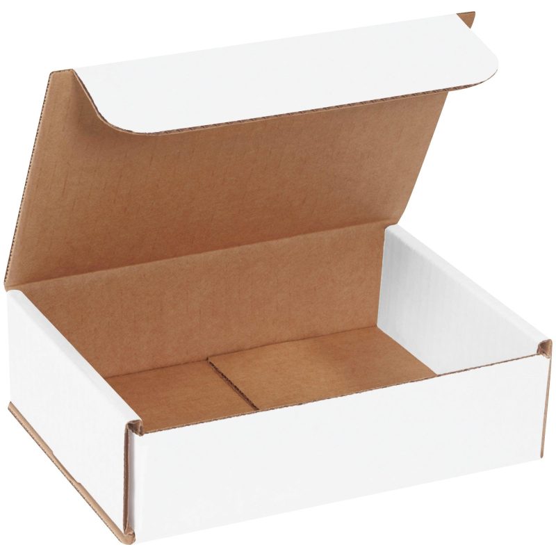 7 x 5 x 2 white corrugated mailers m752