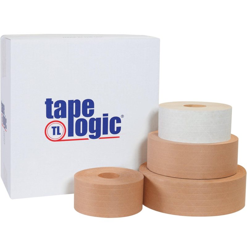 72mm x 375 white tape logic r 7200 reinforced water activated tape t9067200w