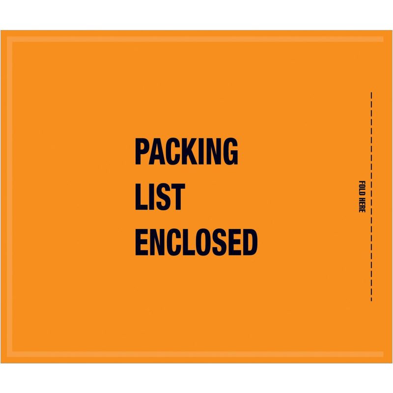 8 12 x 10 mil spec packing list enclosed envelopes gsa30el