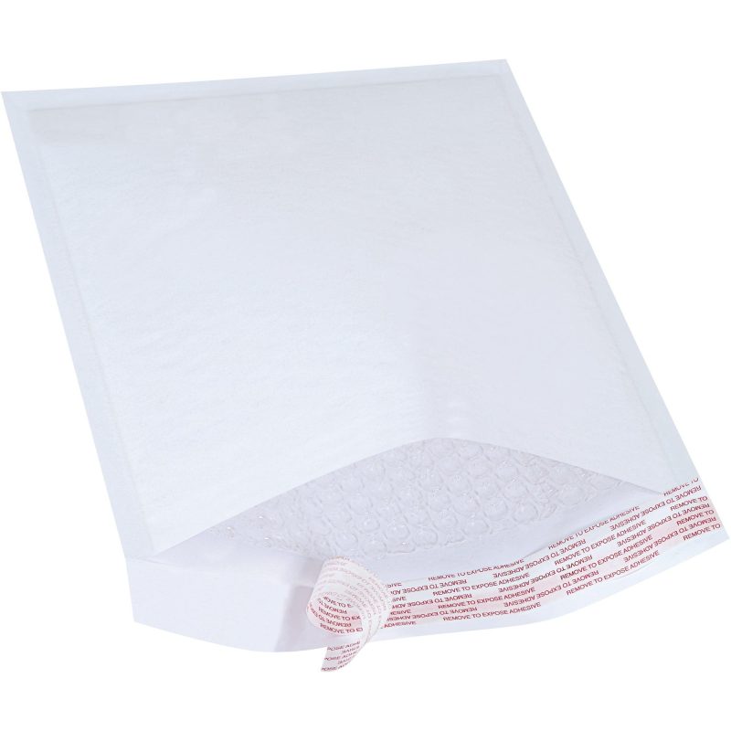 8 12 x 12 white 2 self seal bubble mailers b855wss