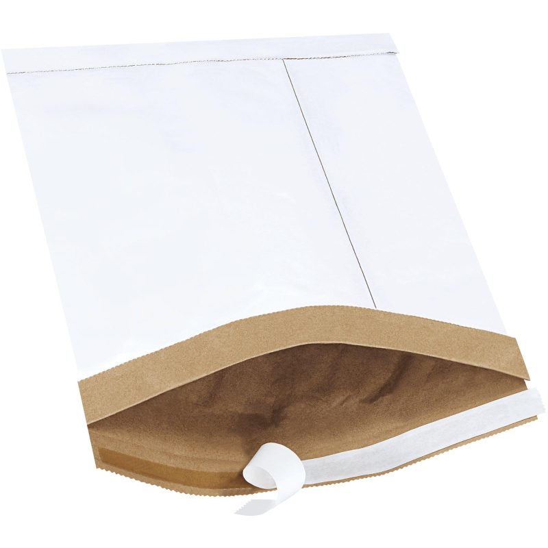 8 12 x 12 white 2 self seal padded mailers b805wss