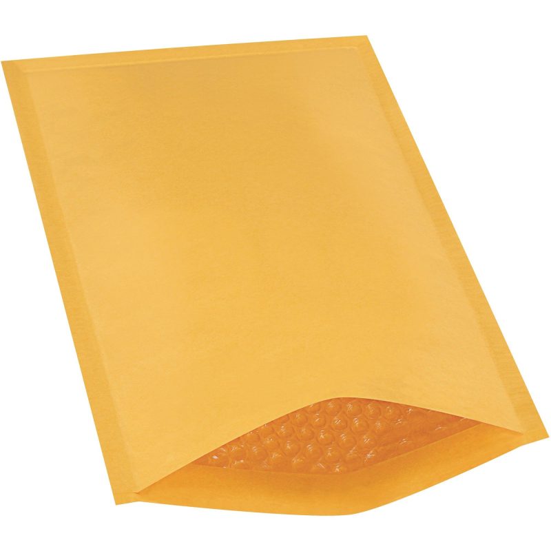 8 12 x 14 12 kraft 3 heat seal bubble mailers b856