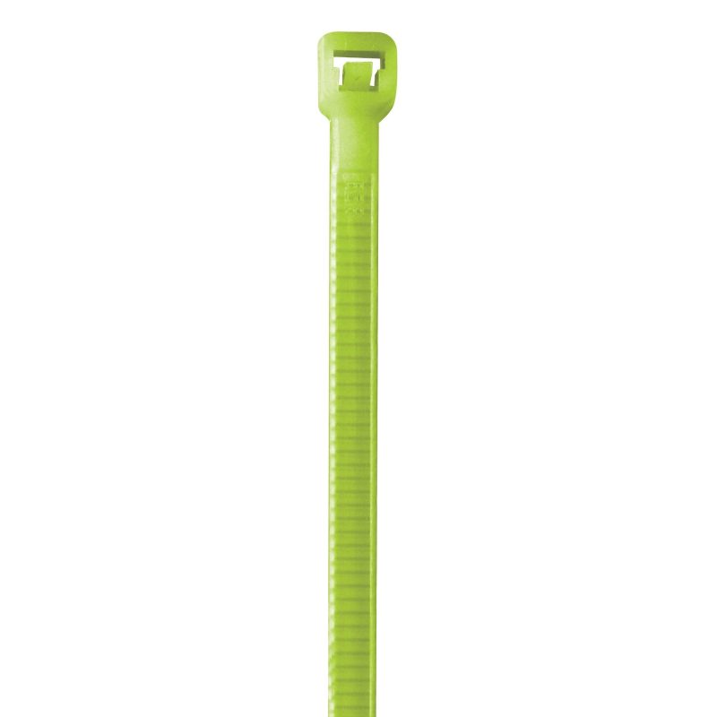 8 40 fluorescent green cable ties ct444g