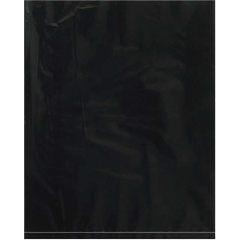 8 x 10 2 mil black flat poly bags pb465bk