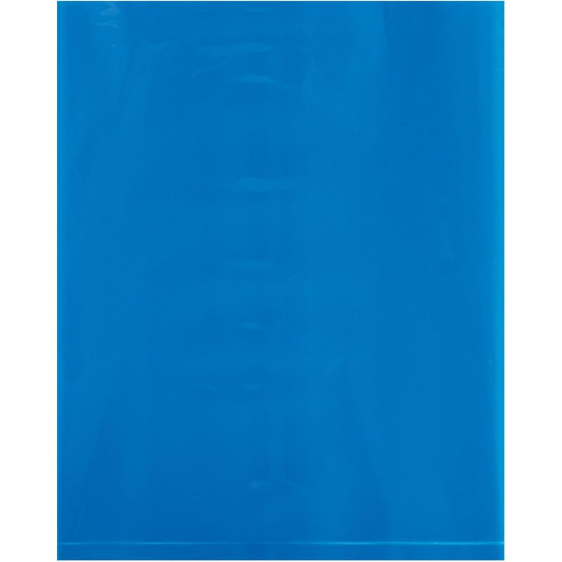 8 x 10 2 mil blue flat poly bags pb465bl