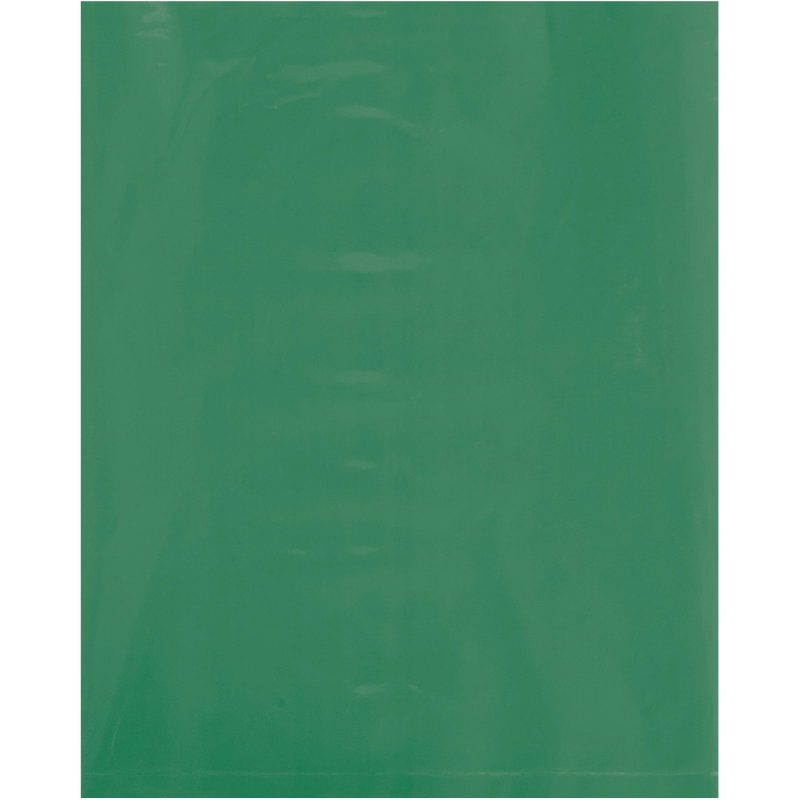 8 x 10 2 mil green flat poly bags pb465g