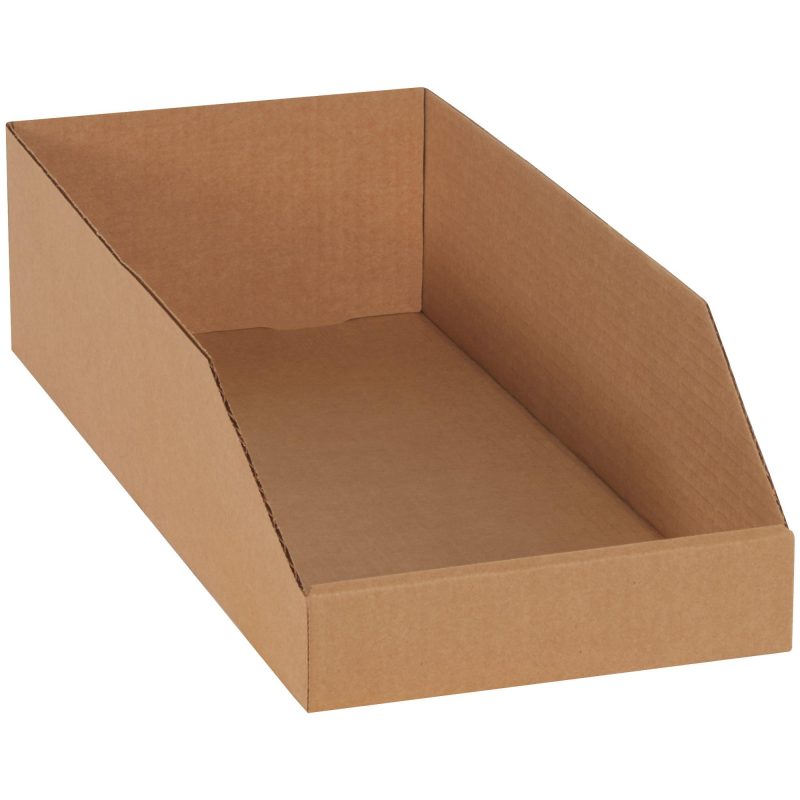 8 x 18 x 4 12 kraft bin boxes binbwz818k