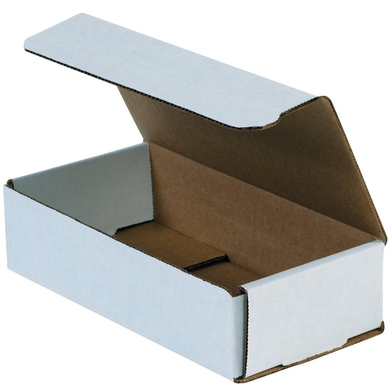 8 x 4 x 2 white corrugated mailers m842