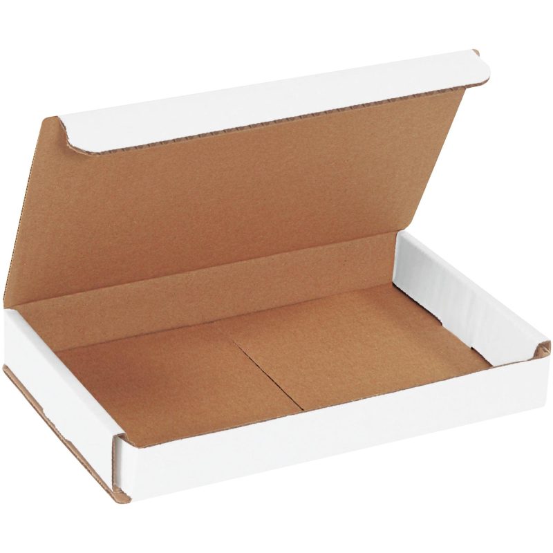 8 x 5 x 1 white corrugated mailers m851