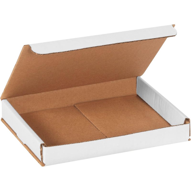 8 x 6 x 1 white corrugated mailers m861