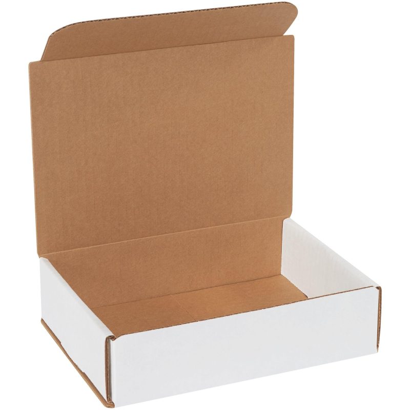 8 x 6 x 2 white corrugated mailers m862