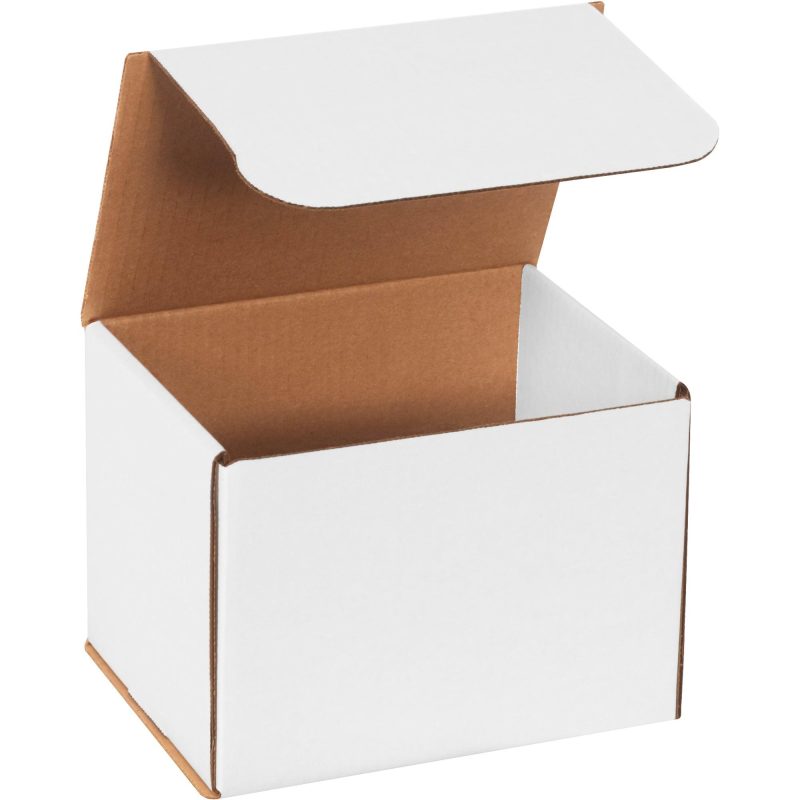 8 x 6 x 6 white corrugated mailers m866