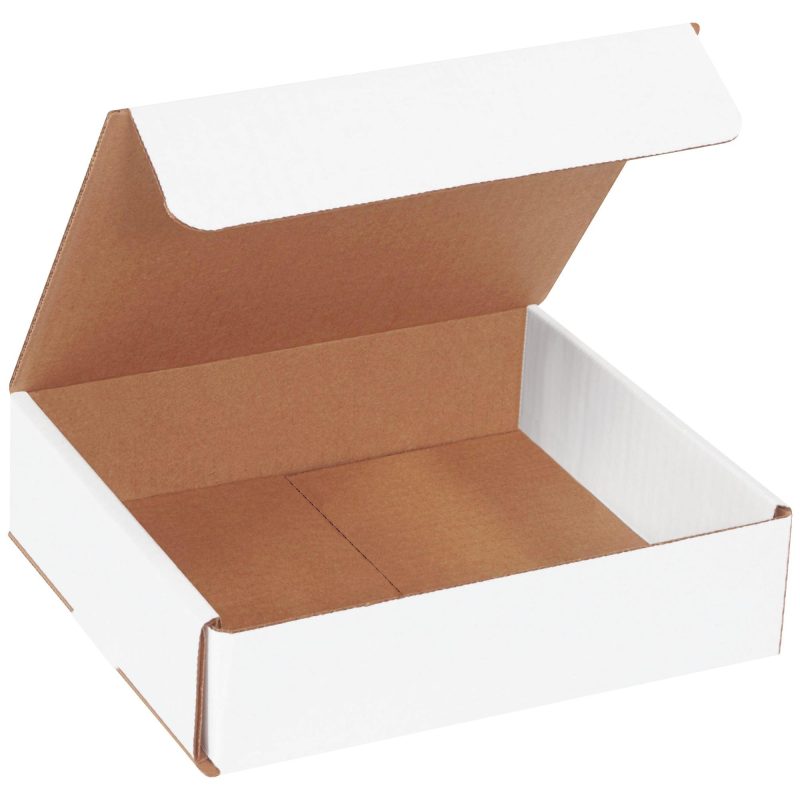 8 x 7 x 2 white corrugated mailers m872