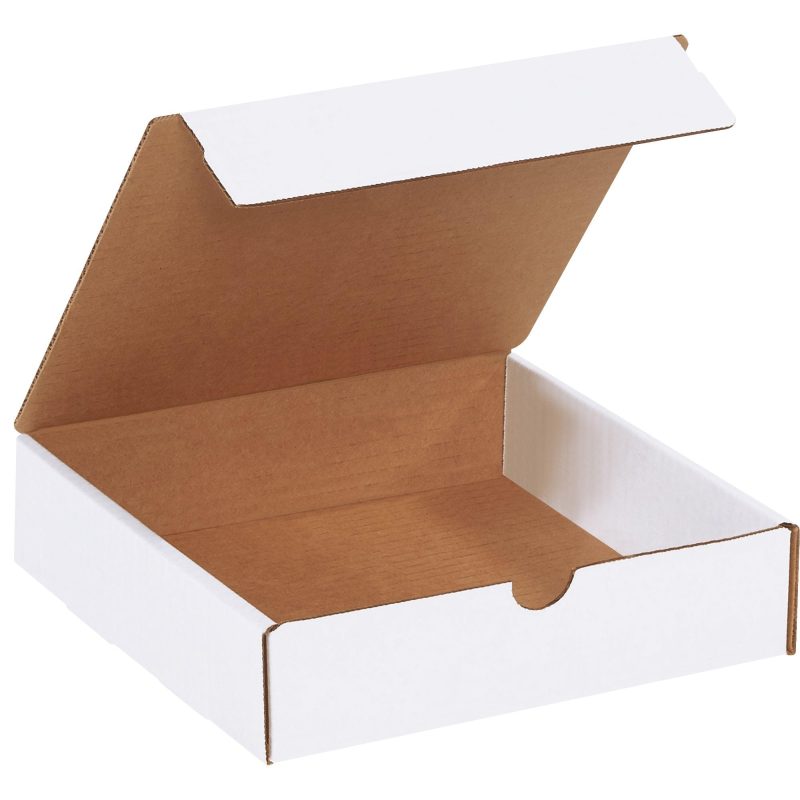 8 x 8 x 2 white literature mailers ml882