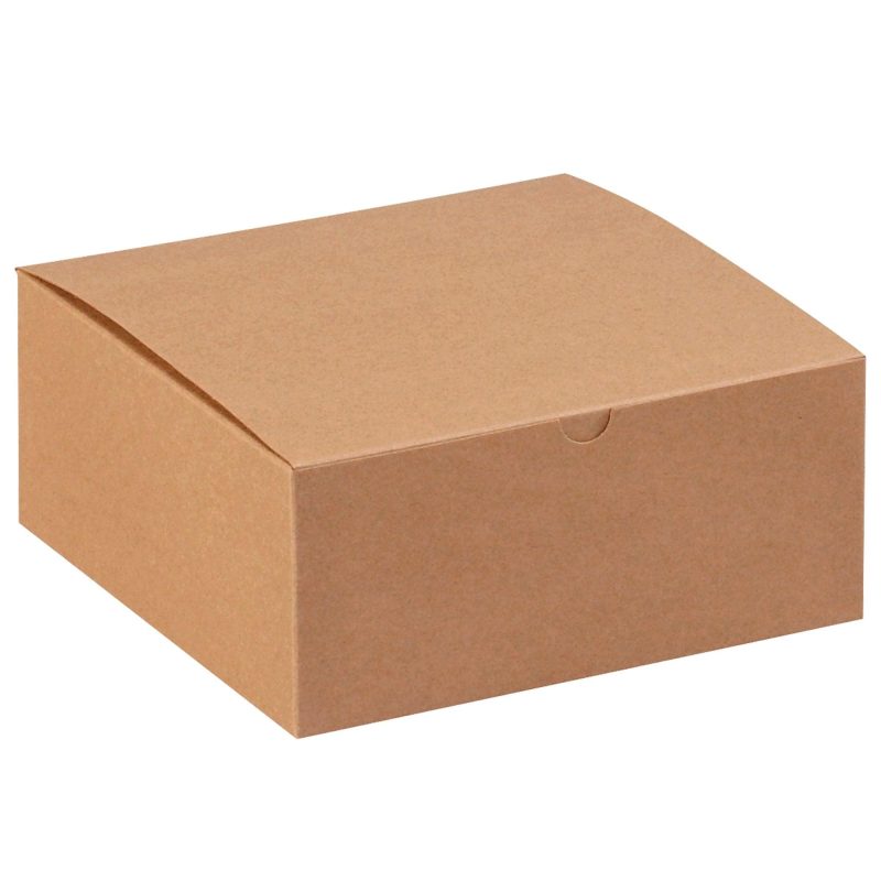 8 x 8 x 3 12 kraft gift boxes gb883k