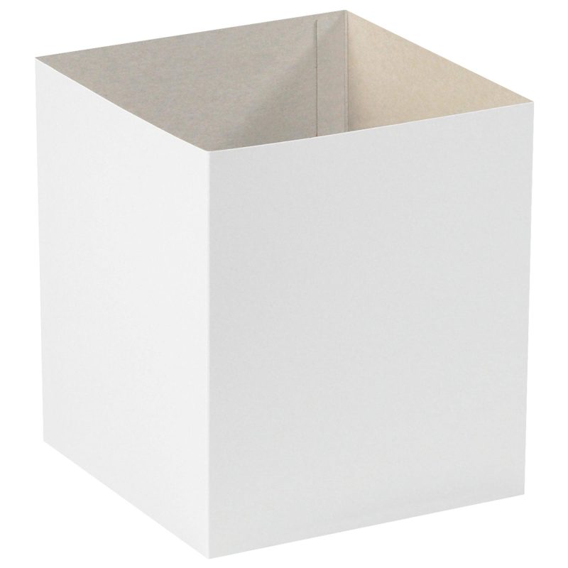 8 x 8 x 9 white deluxe gift box bottoms dgb889w