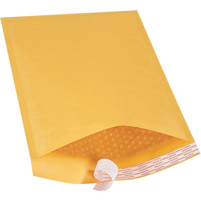 9 12 x 14 12 kraft 25 pack 4 self seal bubble mailers b857ss25pk