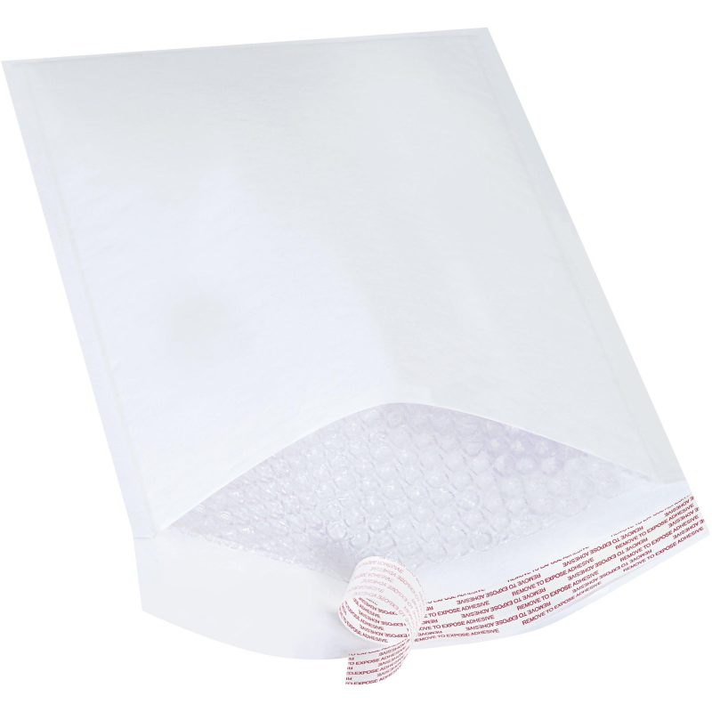 9 12 x 14 12 white 25 pack 4 self seal bubble mailers b857wss25pk