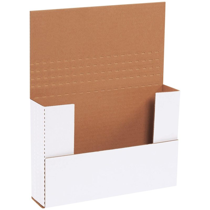 9 12 x 6 12 x 2 white easy fold mailers m9621bf