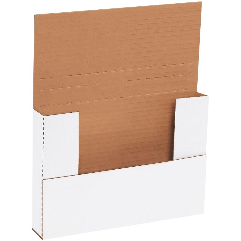 9 58 x 6 58 x 1 14 white easy fold mailers m961